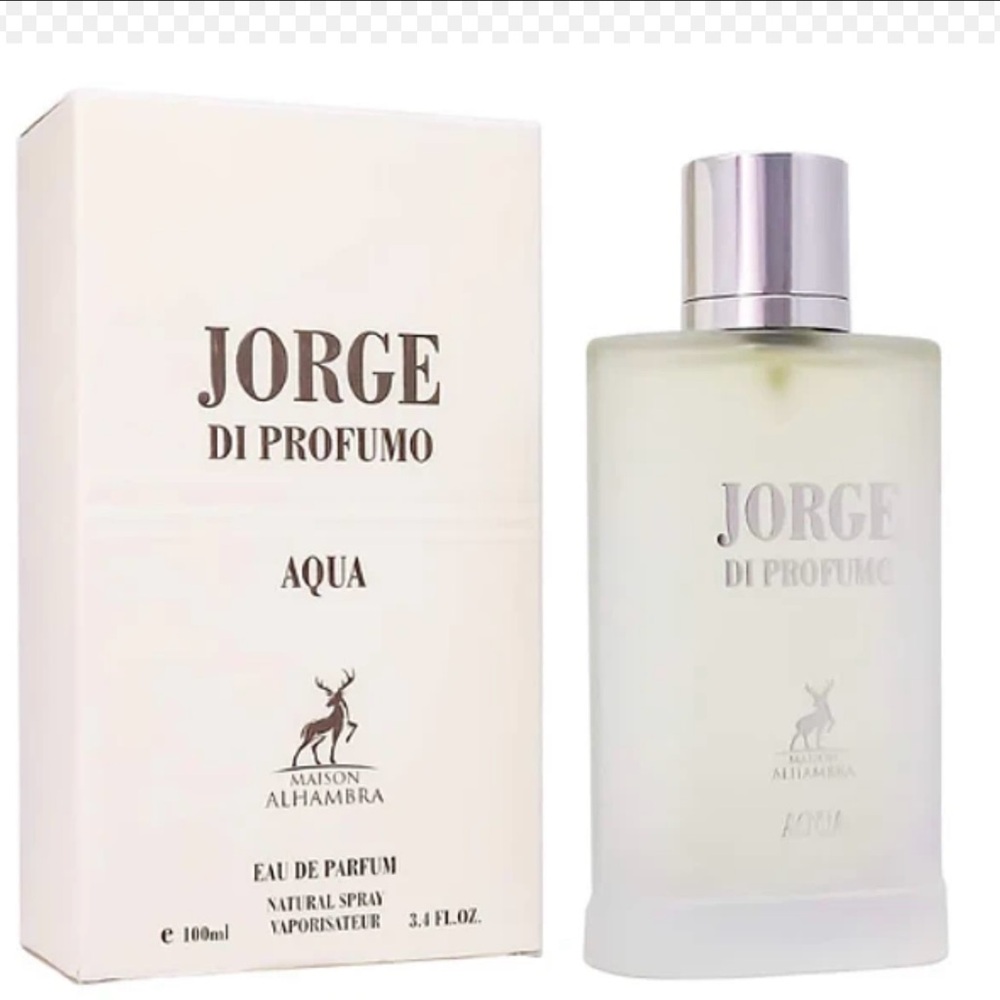 Jorge Di Profumo Aqua Eau De Parfum Spray By Maison Alhambra For Men  3.4oz